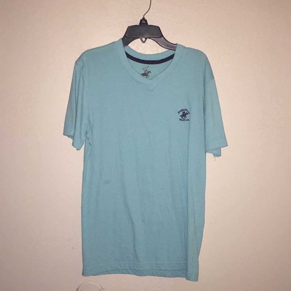v neck polo shirt.